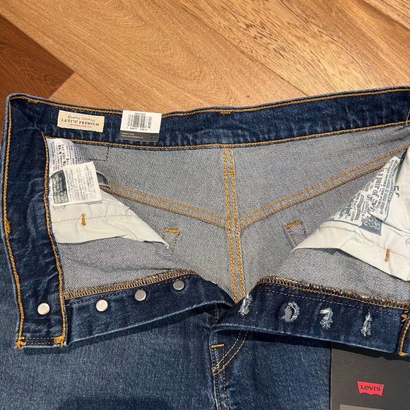 New Levi's 501 High Rise Women's Shorts Size 32 in Charleston Outlasted - Picture 4 of 8